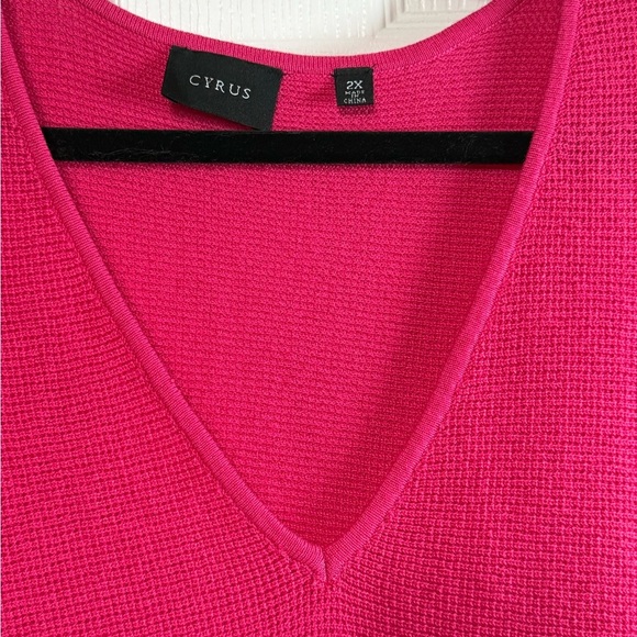 CYRUS Sweater ladies dolman sleeves pink loose fit
Lightweight Size 2X - Picture 4 of 7